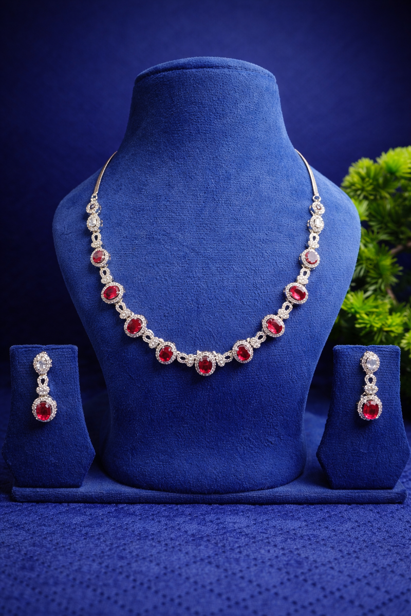 Elegant Party Wear Jewellery Set (MAN22)
