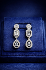Luxury Crystal American Diamond Necklace Set (MAN23)