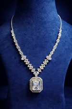 Luxury Crystal American Diamond Pendant Set (MAN20)
