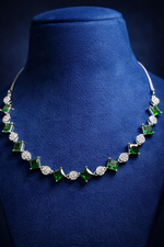 Emerald Green Stone Jewellery Combo Set for Women (MAN13)