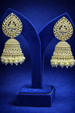Traditional Gold Plated Pearl Jhumka Earrings (EAR5)