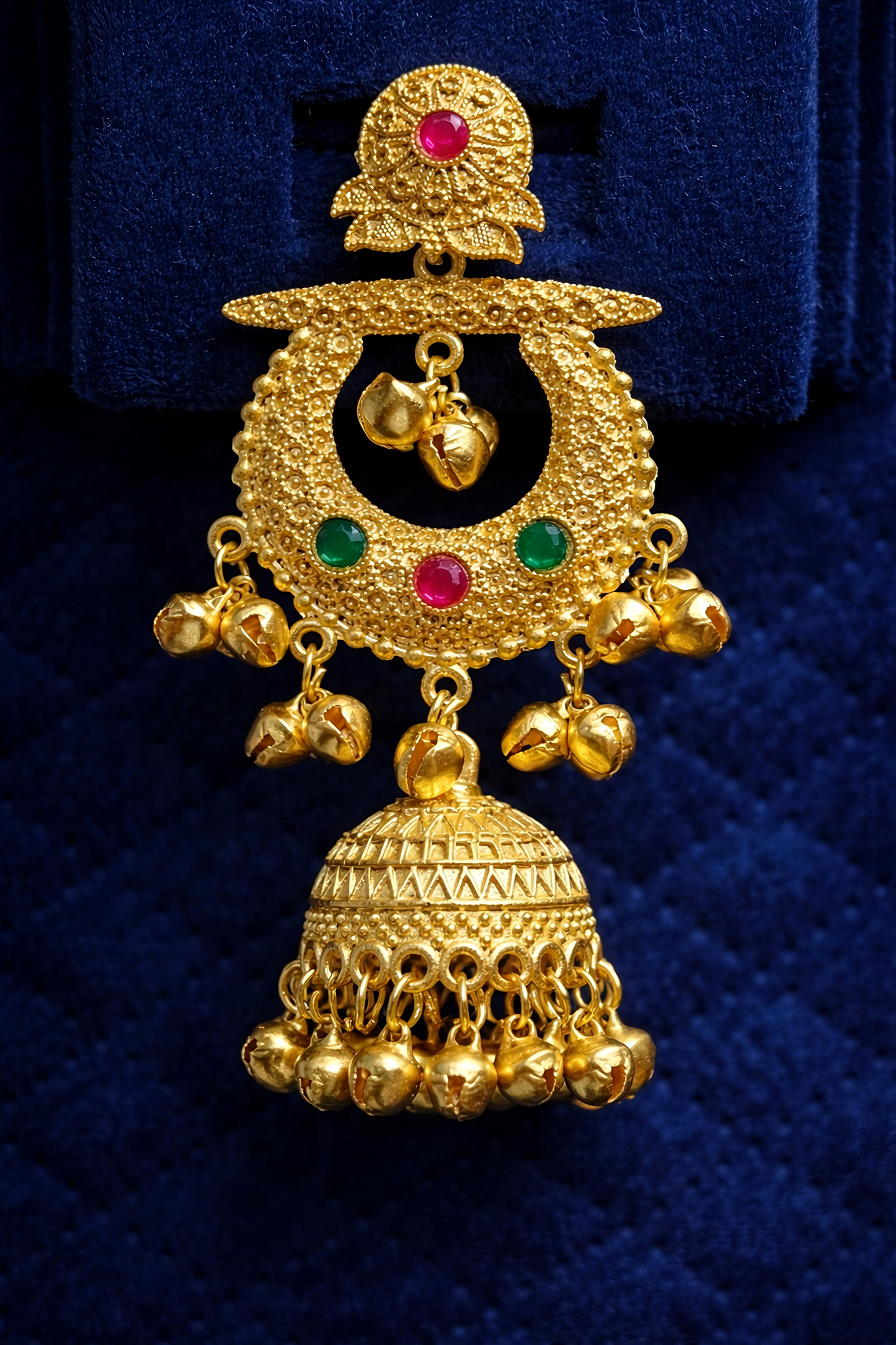 Traditional Gold Plated Jhumka Earrings (EAR19)
