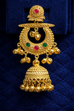 Traditional Gold Plated Jhumka Earrings (EAR19)