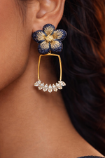 Elegant Floral Drop Earrings for Women (EAR12)