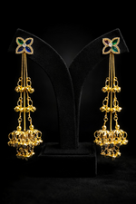Gold Plated Long Jhumki Earrings for Women (EAR27)