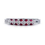 Luxury Ruby Red Crystal Bracelet for Women (BAR6)