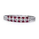 Luxury Ruby Red Crystal Bracelet for Women (BAR6)