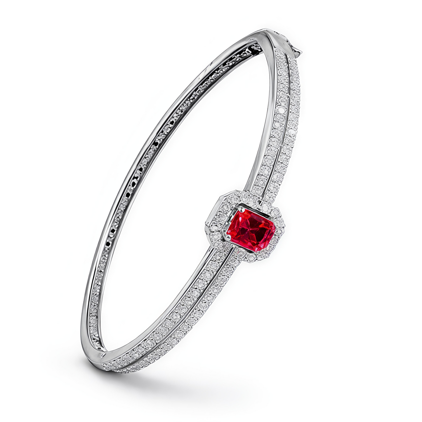 Premium Ruby Crystal Bracelet (BAR3)