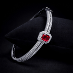 Premium Ruby Crystal Bracelet (BAR3)