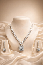 Luxury Crystal American Diamond Pendant Set (MAN20)