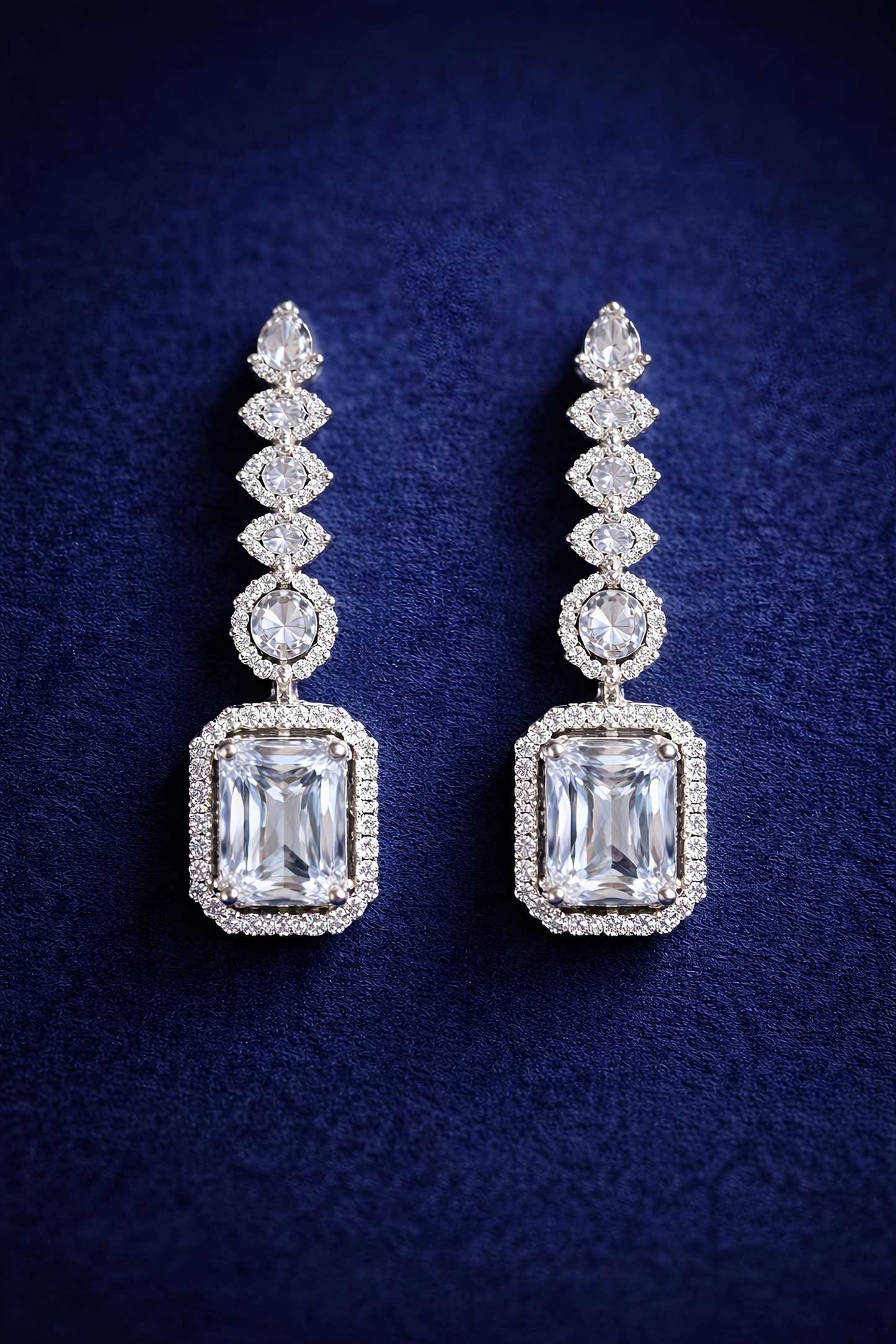Luxury Crystal American Diamond Pendant Set (MAN20)