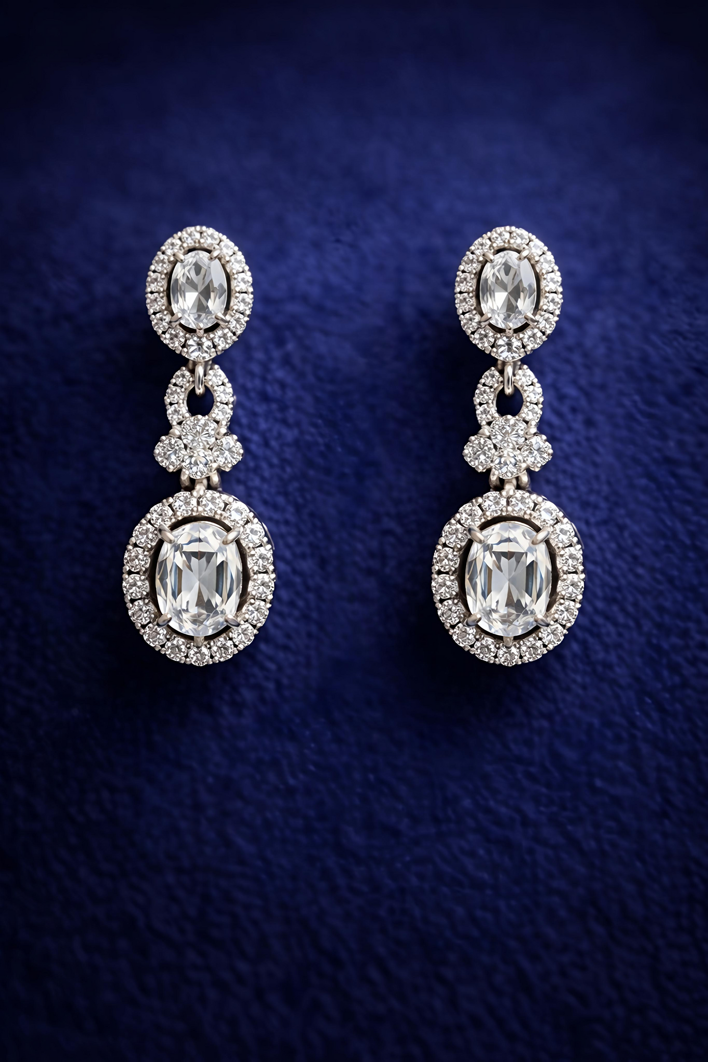 Elegant American Diamond Necklace Set (MAN18)