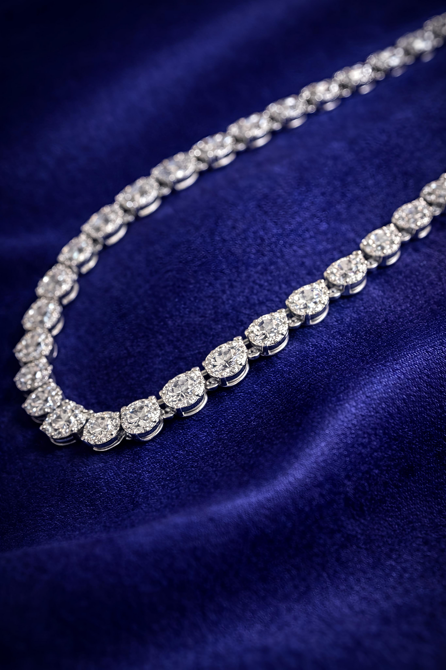 Luxury American Diamond Necklace Set (MAN01)