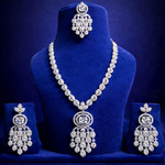 Luxury American Diamond Necklace Set (MAN01)