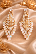 Elegant Crystal Tassel Drop Earrings for Women
