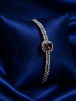 Premium Ruby Crystal Bracelet (BAR3)